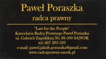 Partnerzy - Paweł Poraszka